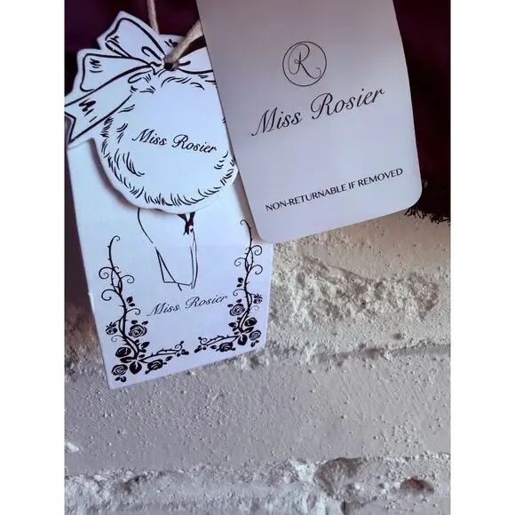 Miss Rosier Brigitte Purple Tweed Jacket & Mini Skirt Set NWT M Fits Small - Picture 8 of 14